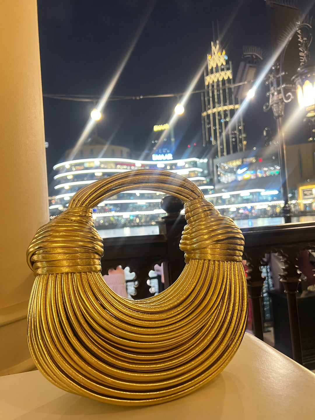 Tasche in Gold