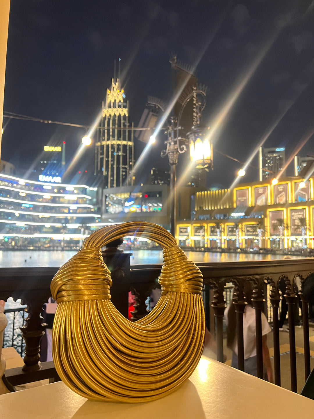 Tasche in Gold