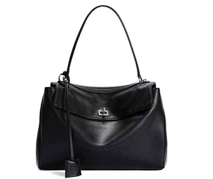 Élégance Brun – Luxuriöse Wildleder-Tasche