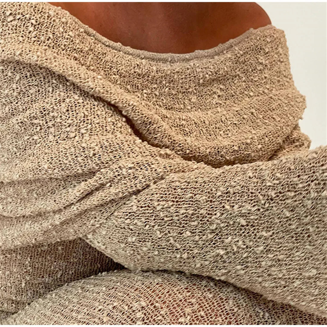 Off-Shoulder Maxikleid