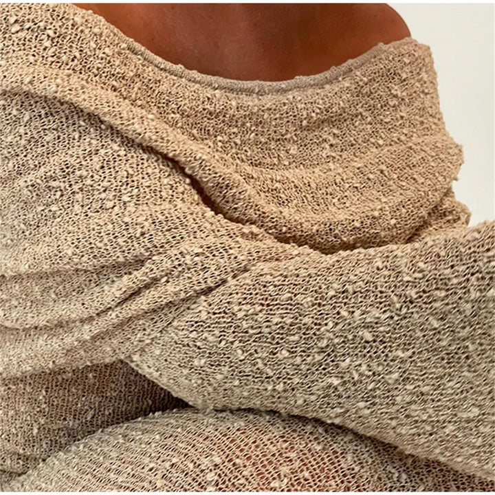 Off-Shoulder Maxikleid