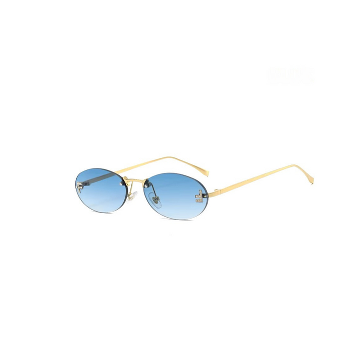 Diamant Randlose Sonnenbrille