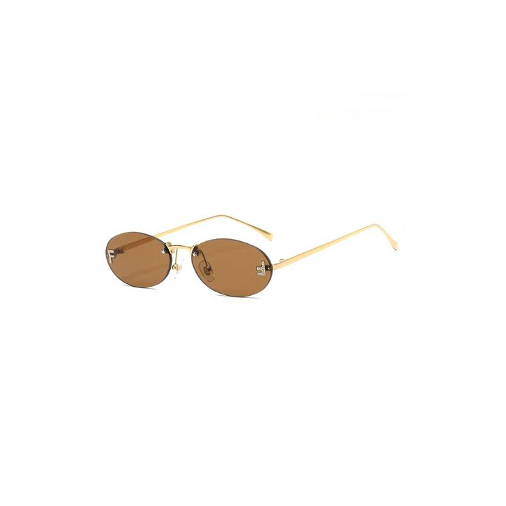 Diamant Randlose Sonnenbrille